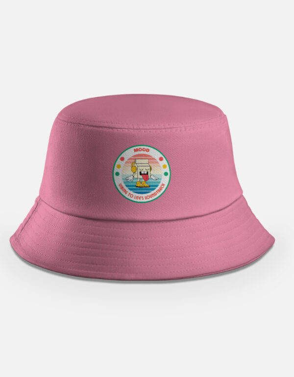 Vibing in Pink: Bucket Hat for Chill Days
