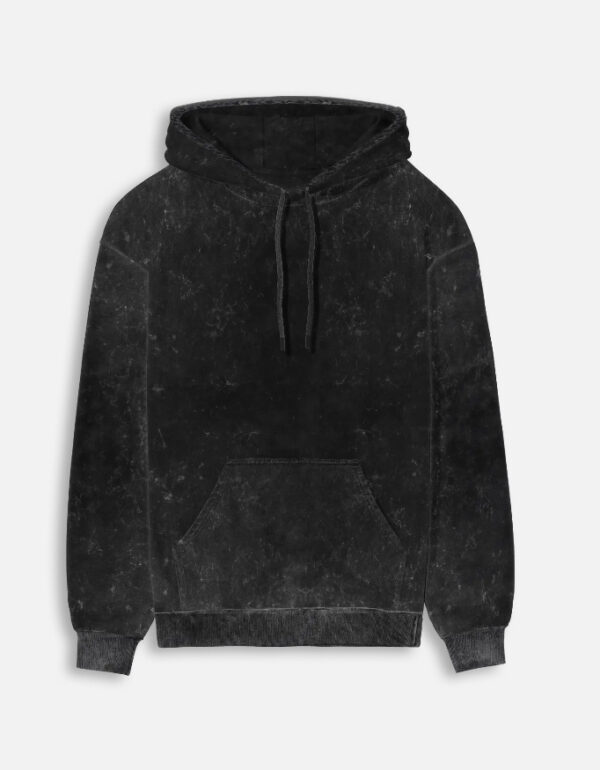 Plain Vintage Acid Wash Oversized Hoodie – 300 GSM Heavyweight Streetwear