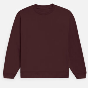 Rich Warmth: Premium Plain Maroon Sweatshirt