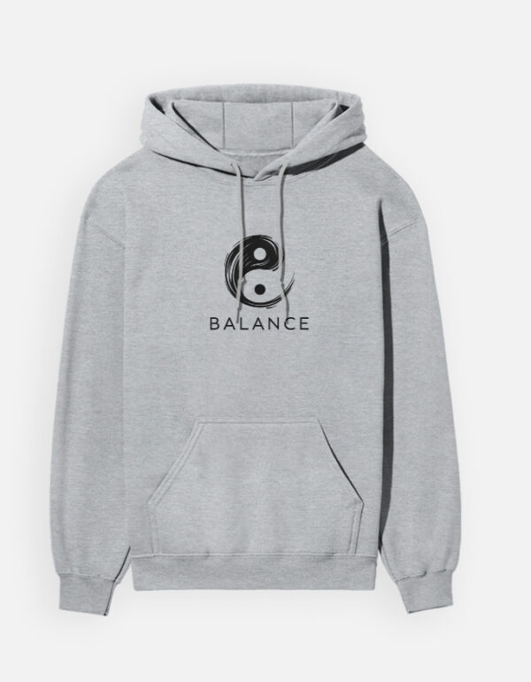 "Balance" Heavyweight Cotton Hoodie – Mindful Style Meets Lasting Comfort