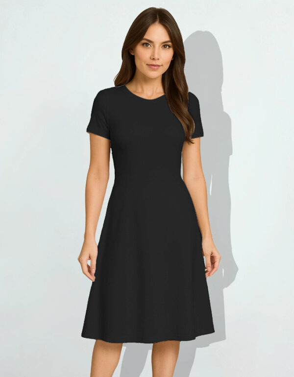 Midnight Grace AOP A-Line Dress – The Ultimate Wardrobe Essential