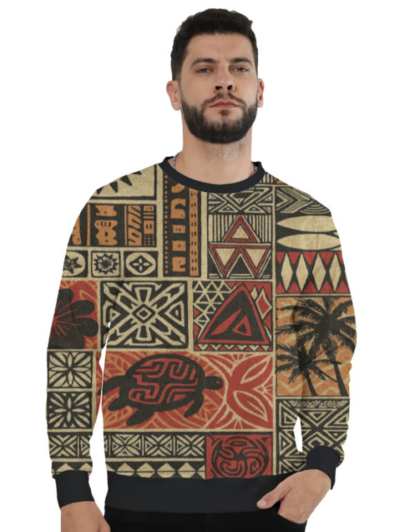 Tribal Spirit AOP Sweatshirt – Bold All-Over Print Fashion